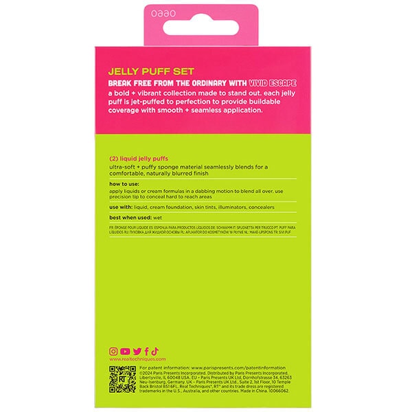 Real Techniques jelly puff twin set vivid - British product