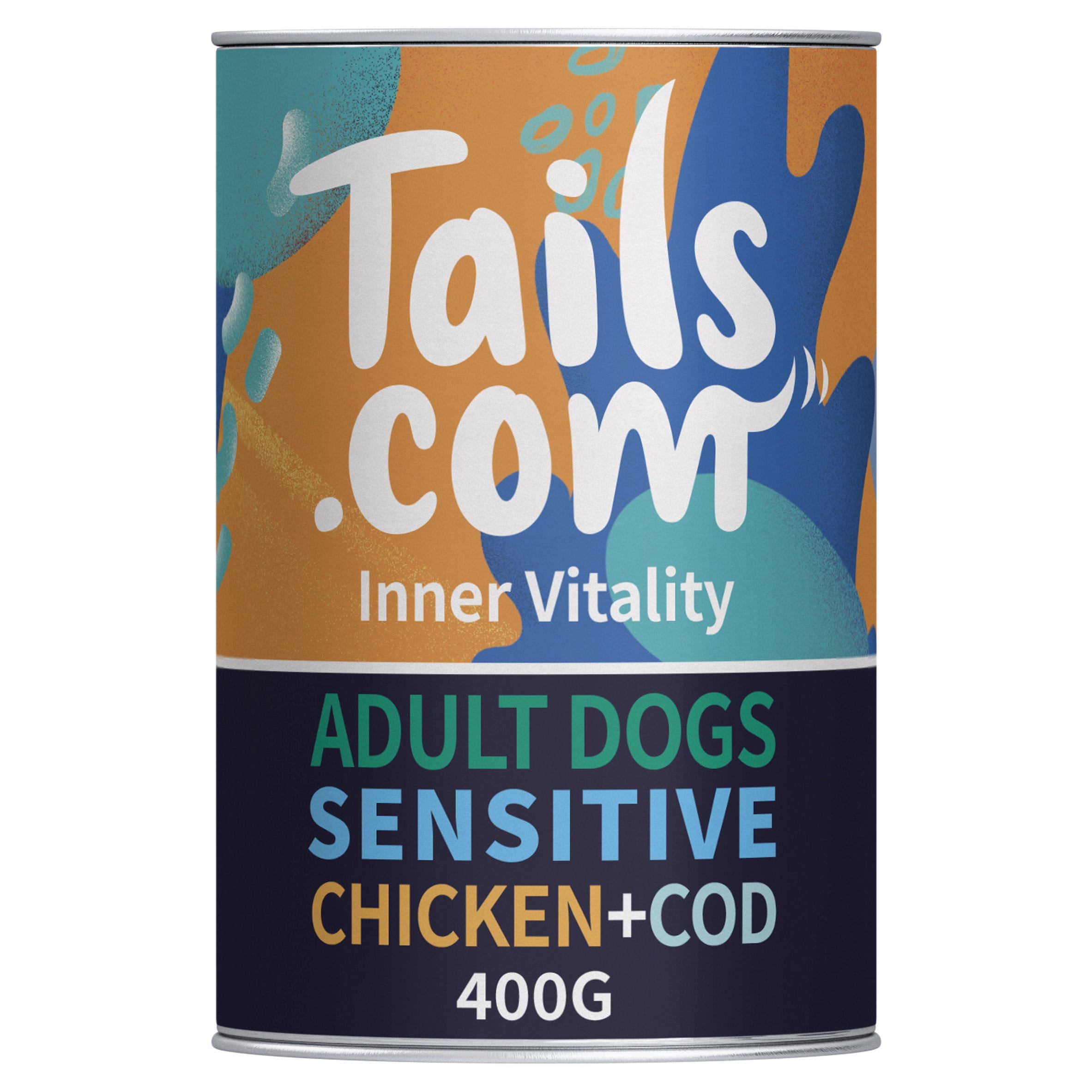 tails.com Inner Vitality Advanced Nutrition Sensitive Grain Free Recipe Adult Dog 1-7 Years 400g GOODS Sainsburys   