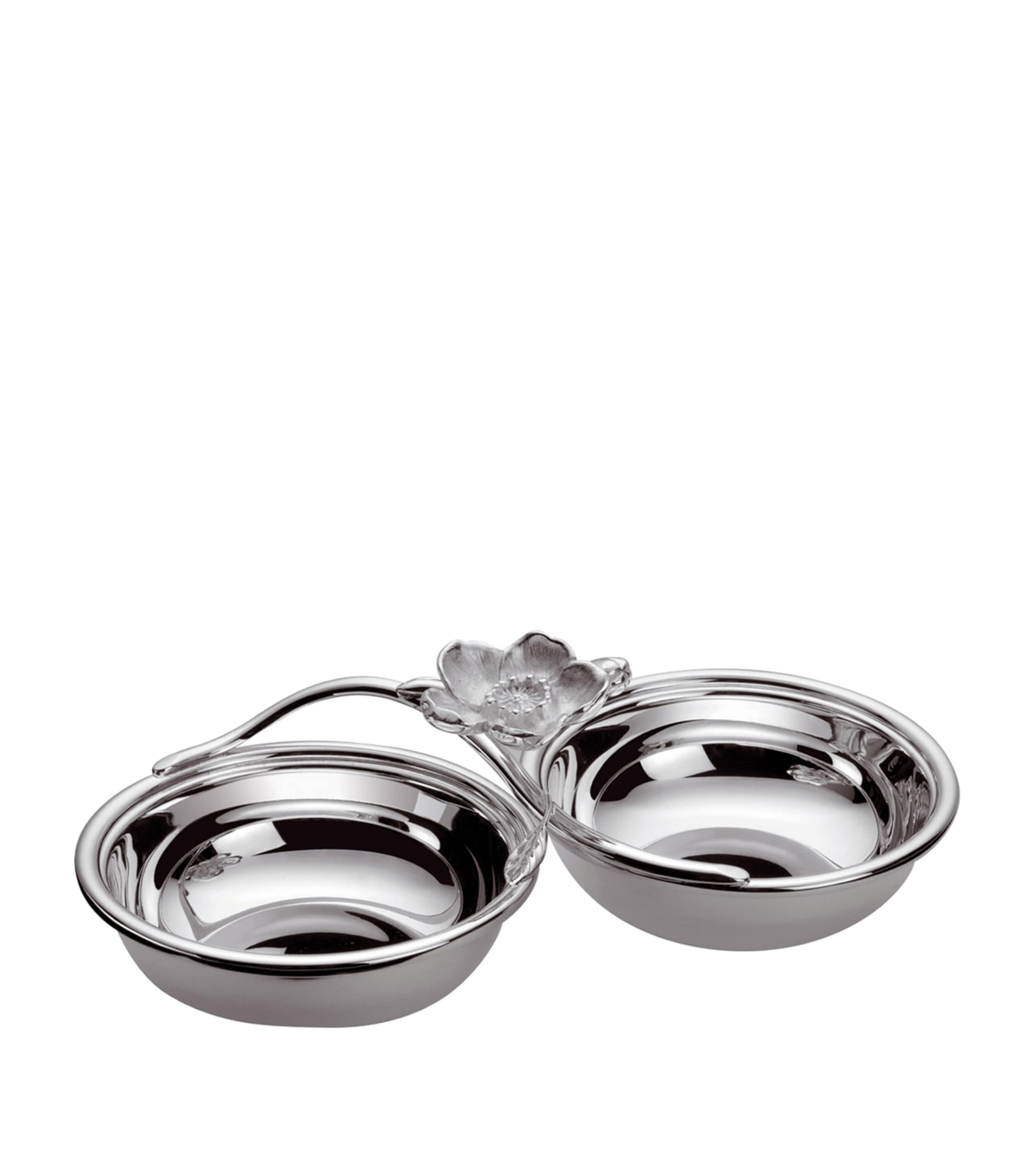 Christofle Anemone silver plate serving dish - British product