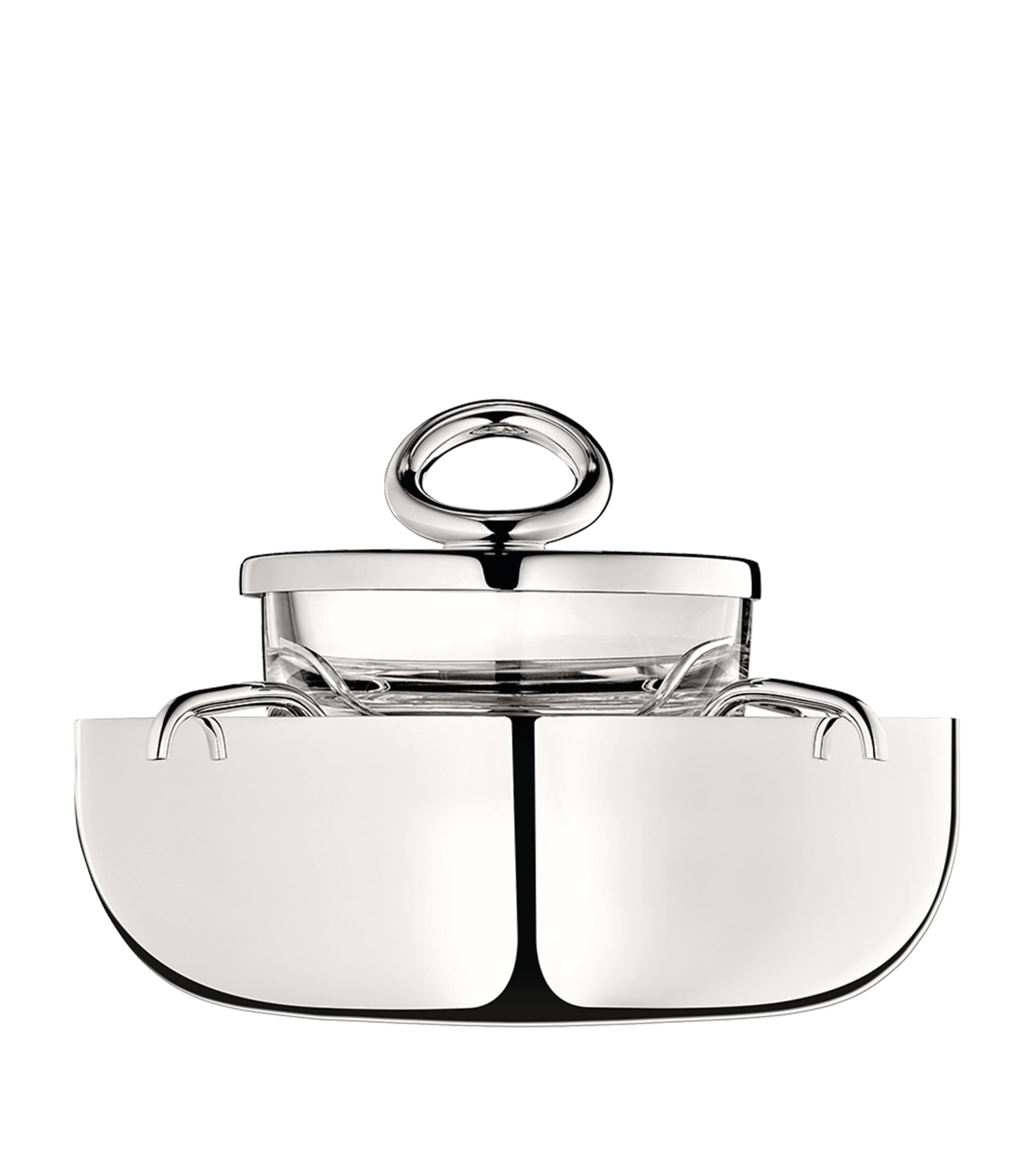 Christofle Small Vertigo Two-Piece Caviar Serving Set
