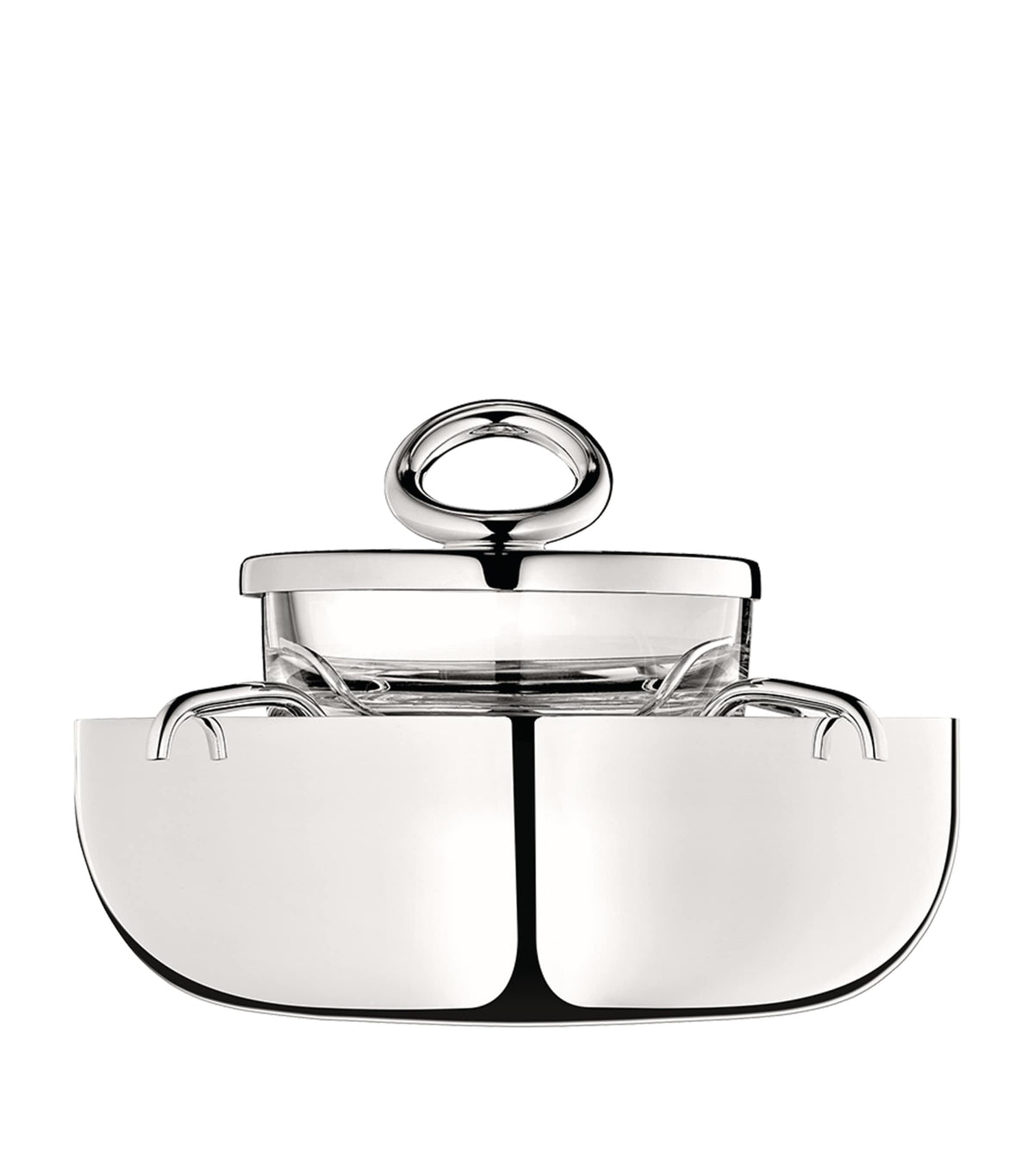 Christofle Small Vertigo Two-Piece Caviar Serving Set