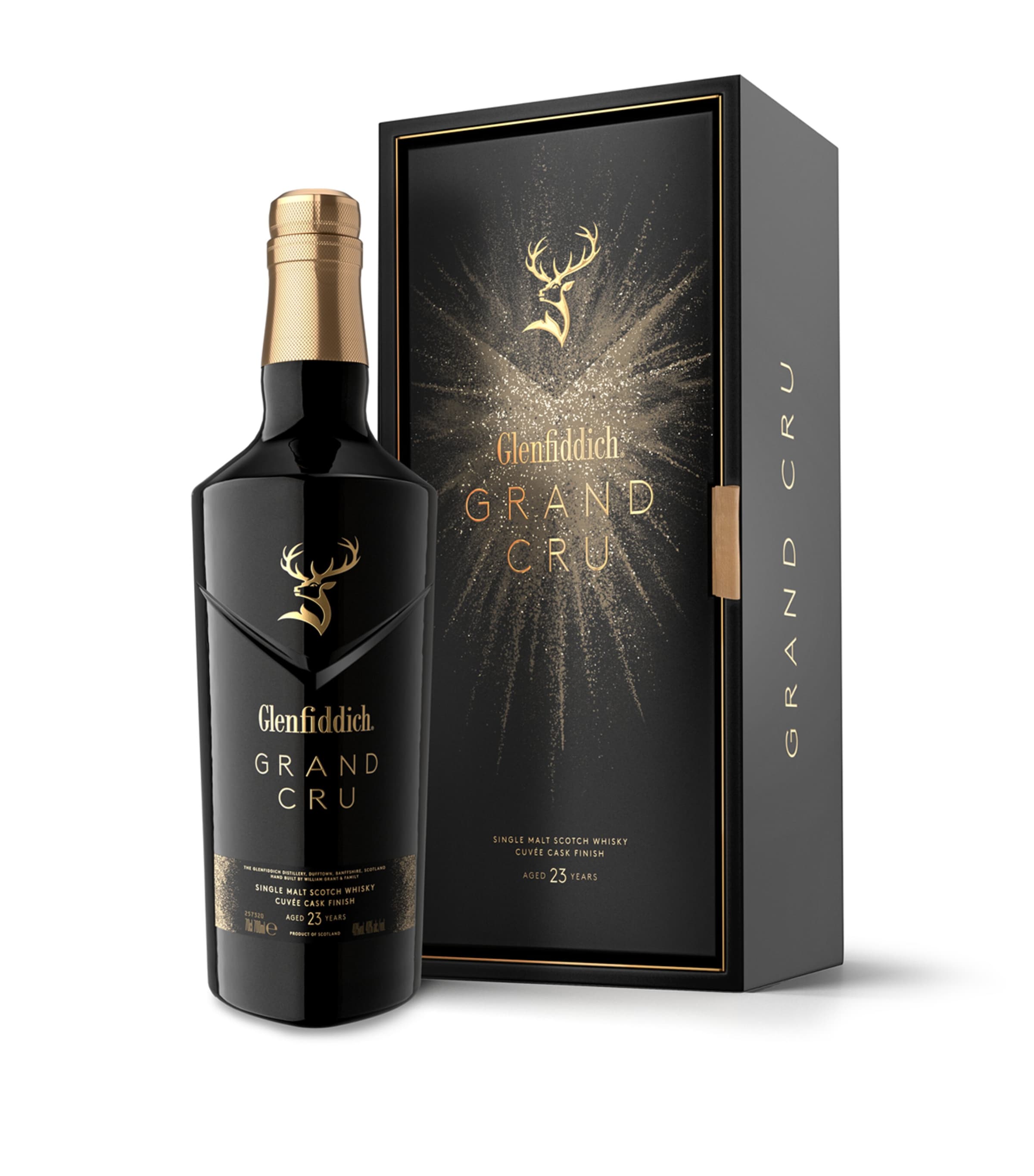 Glenfiddich single malt Scotch whisky 23-Year-Old Grand Cru 70cl, UK version