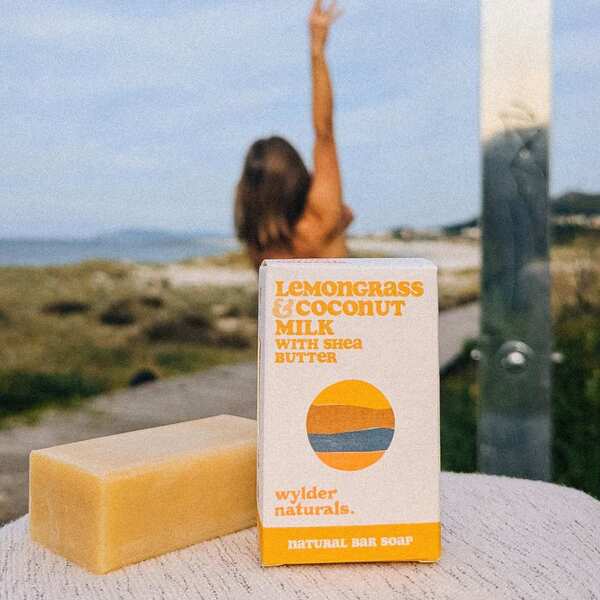 Wylder Naturals lemongrass soap 120g (British brand)