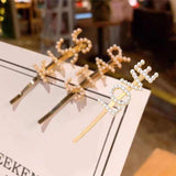 Envie Pearl Letter Metal Hairpin Love - British product