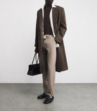 Cashmere and Cotton Blend Sweatpants with Turned-Up Cuffs and Pockets
