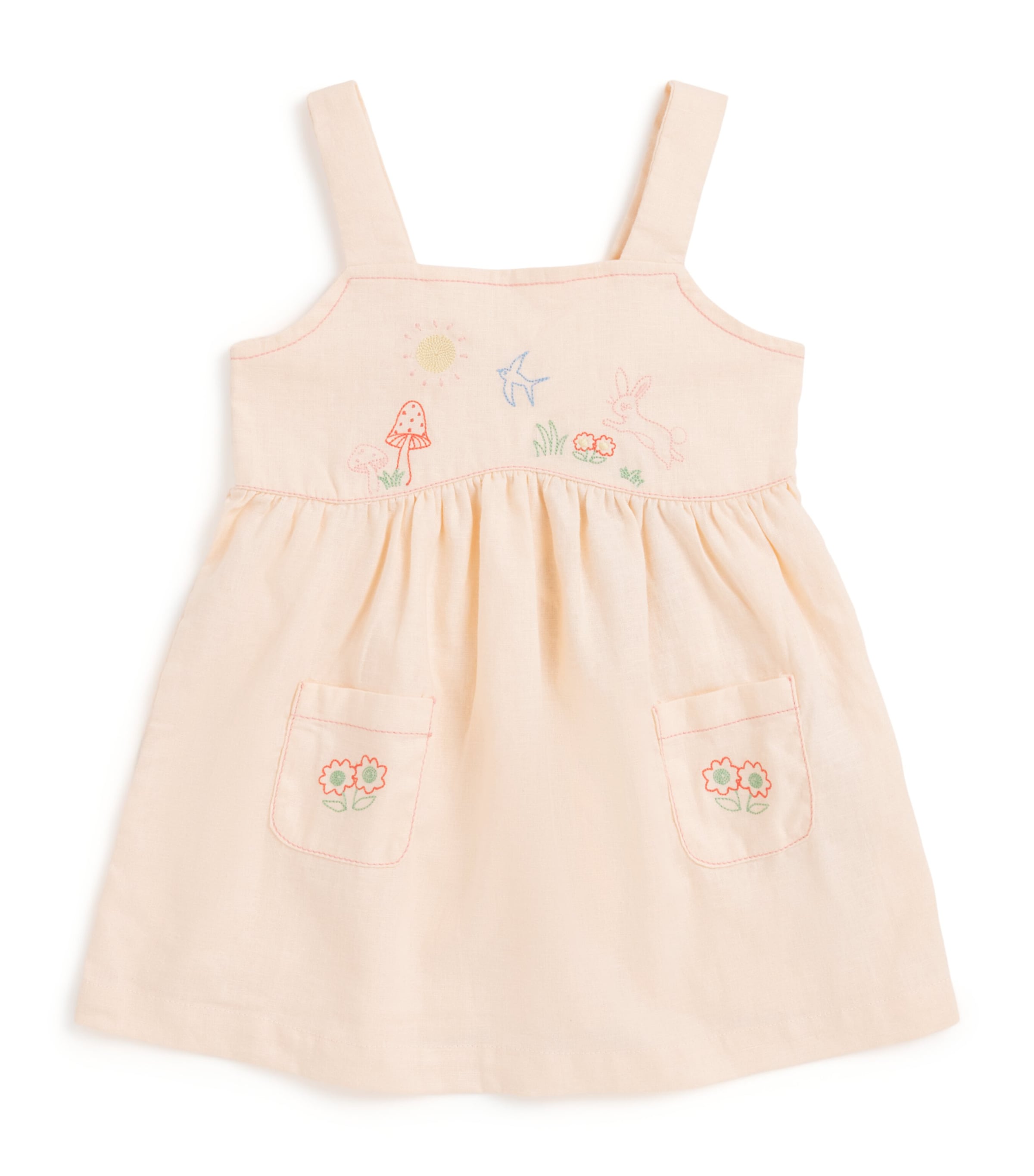 Gingersnaps Linen-Blend Kayla dress 6-36 months, UK version