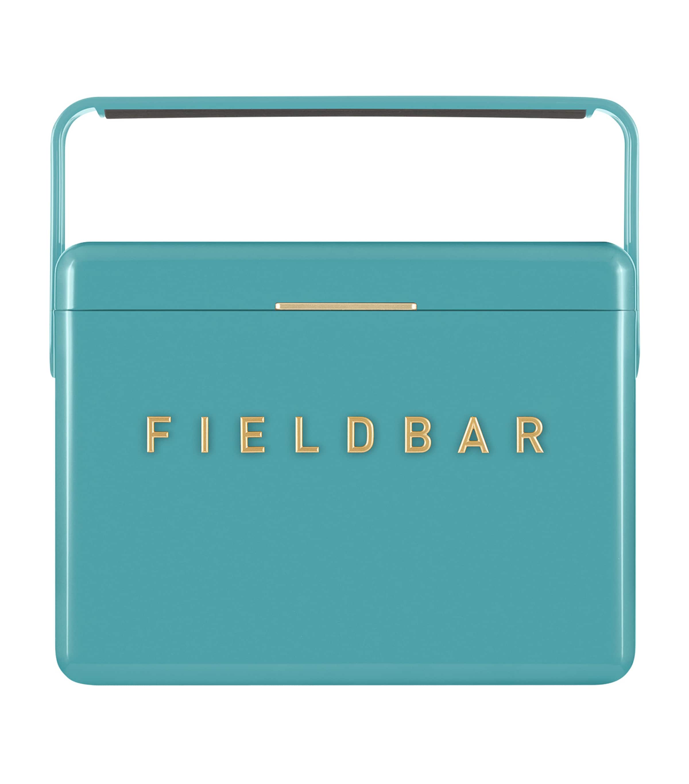 Fieldbar Mini Bar Cooler Box with Leather Sling 4L - British product