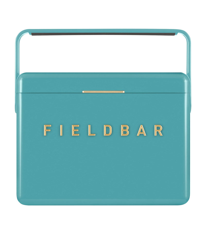 Fieldbar Mini Bar Cooler Box with Leather Sling 4L - British product