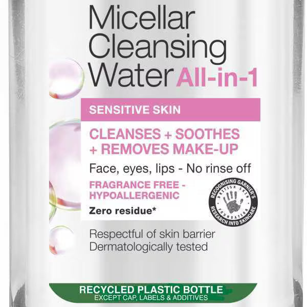 Garnier micellar water sensitive skin 200ml, UK version