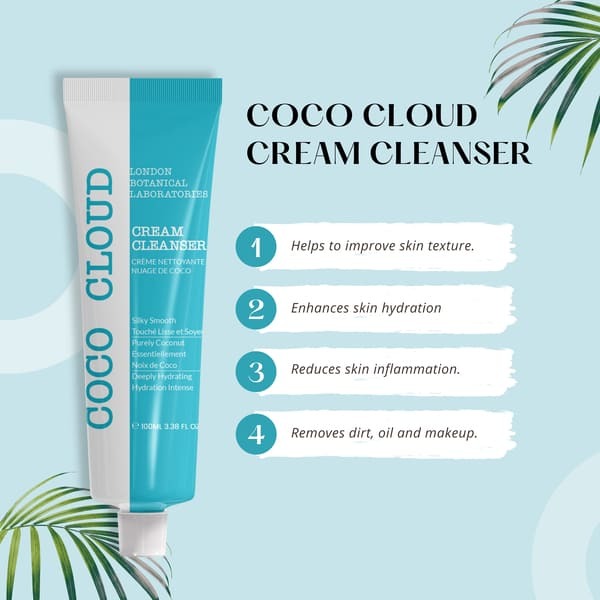 LBL Coco CloudL Cream Cleanser 100ml, imported from the UK