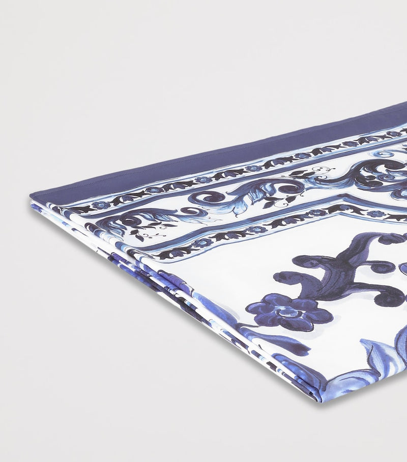 Dolce&Gabbana Casa Cotton Majolica King Fitted Sheet (300cm x 300cm)