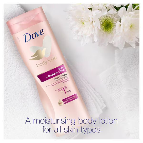 Dove Body Love Radiant Glow Lotion 400ml - British product