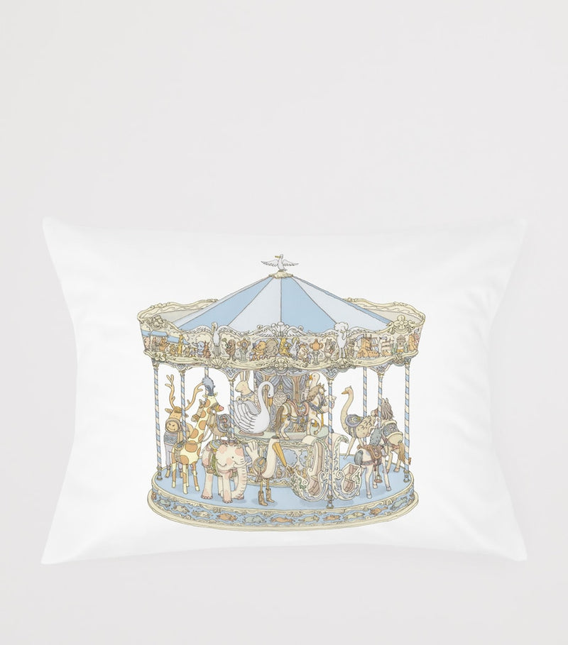 Atelier Choux Cotton-Satin Carousel Pillow