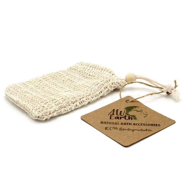 Sisal Jute Soap Bag for shower exfoliation (British brand)
