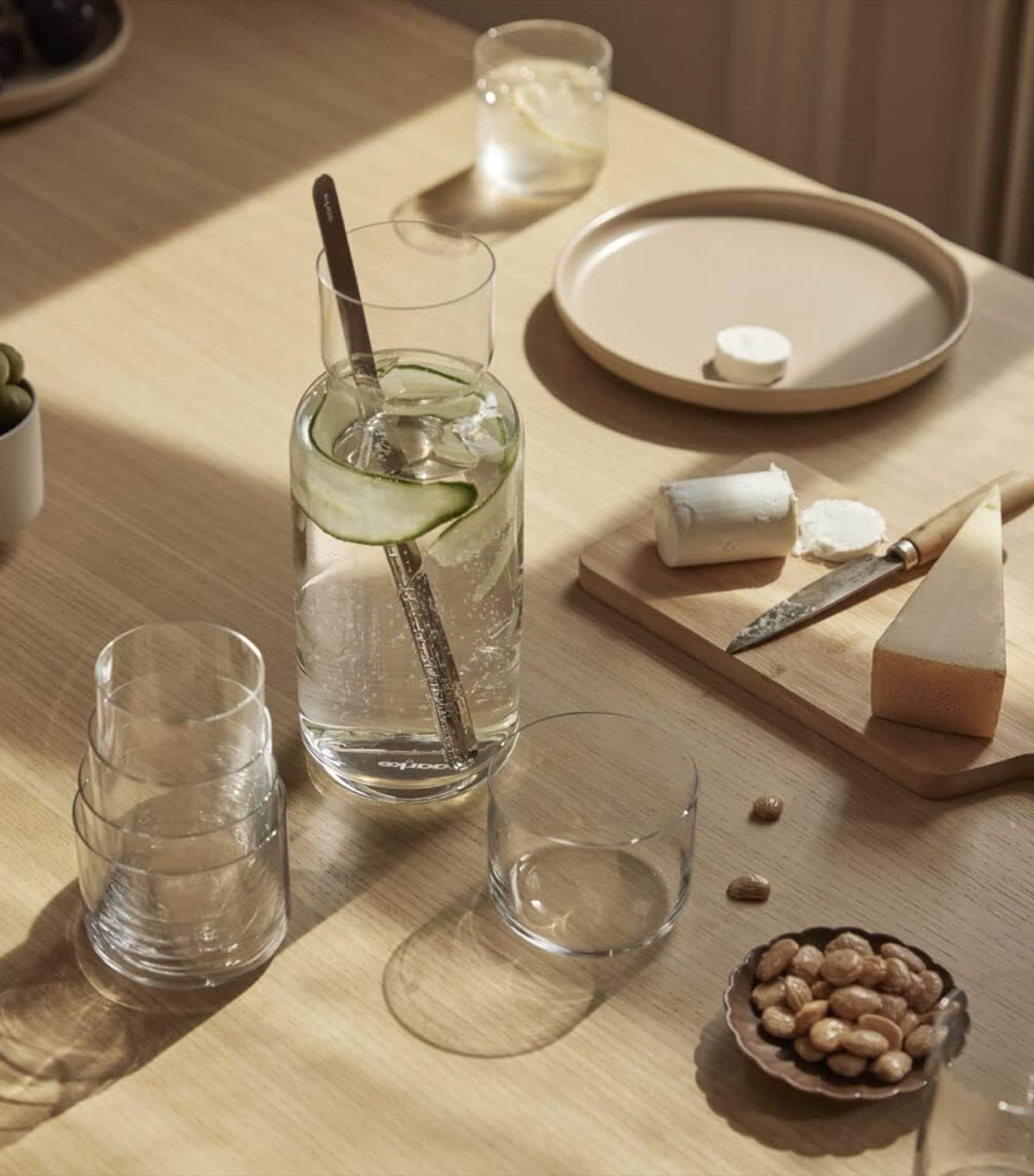 Aarke nesting glass tumblers set of 4 (290ml) - British product