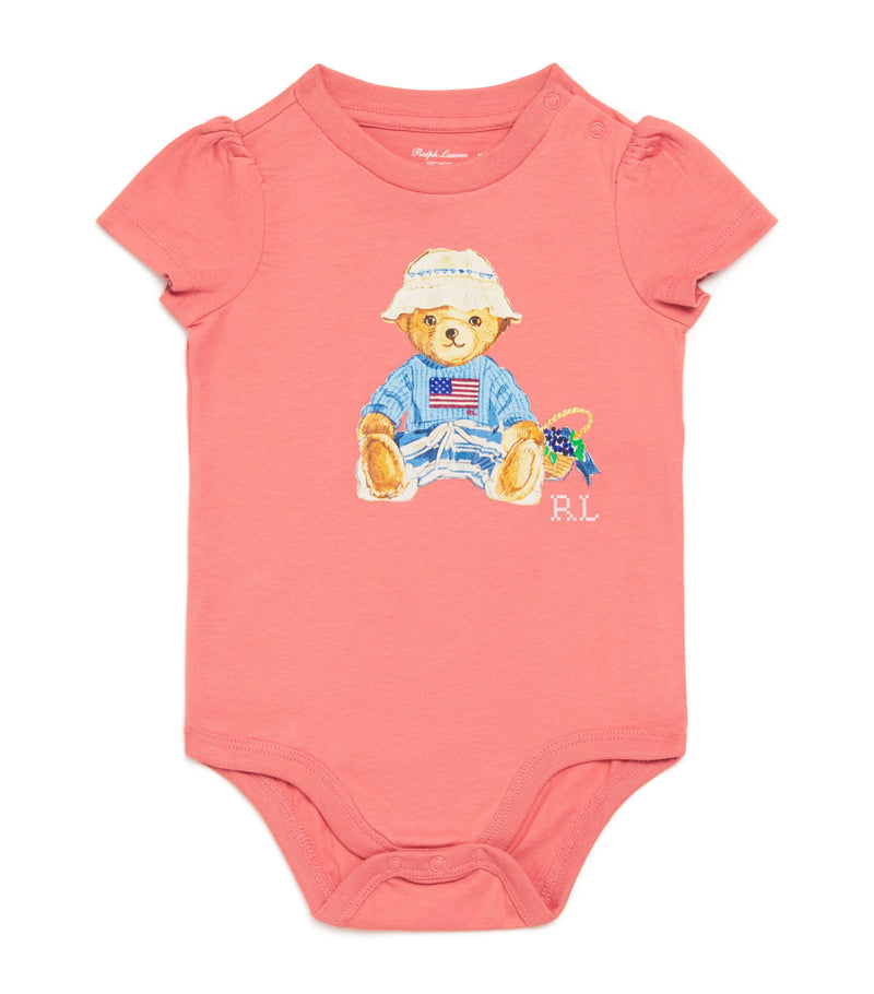 Ralph Lauren Kids Cotton Polo Bear Bodysuit (3-24 months)