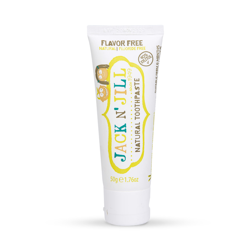 Jack N' Jill Natural Certified Toothpaste Flavour Free 50g