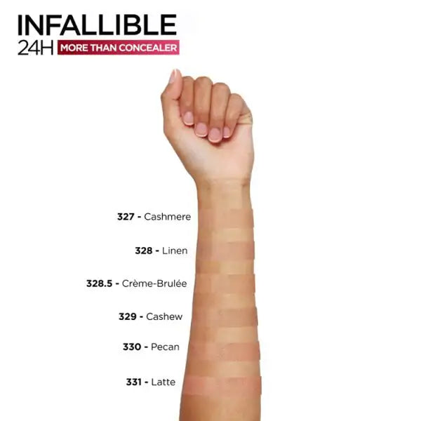 L'Oréal Paris Infallible 24H concealer 331, UK version