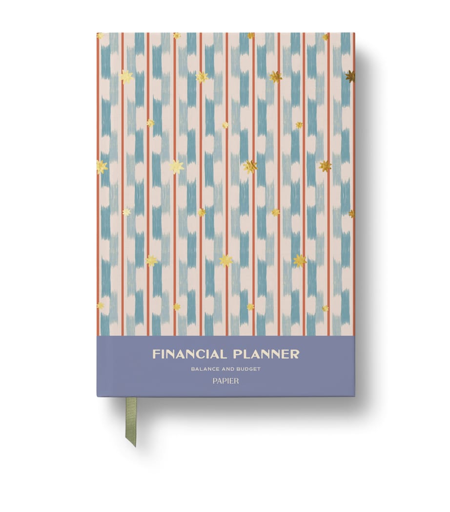 Papier Starry Ikat A5 Finance Planner
