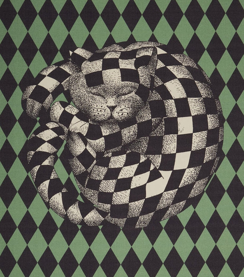 Fornasetti Plaid High Fidelity Losanghe Throw (140cm x 200cm)