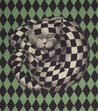 Fornasetti Plaid High Fidelity Losanghe Throw (140cm x 200cm)