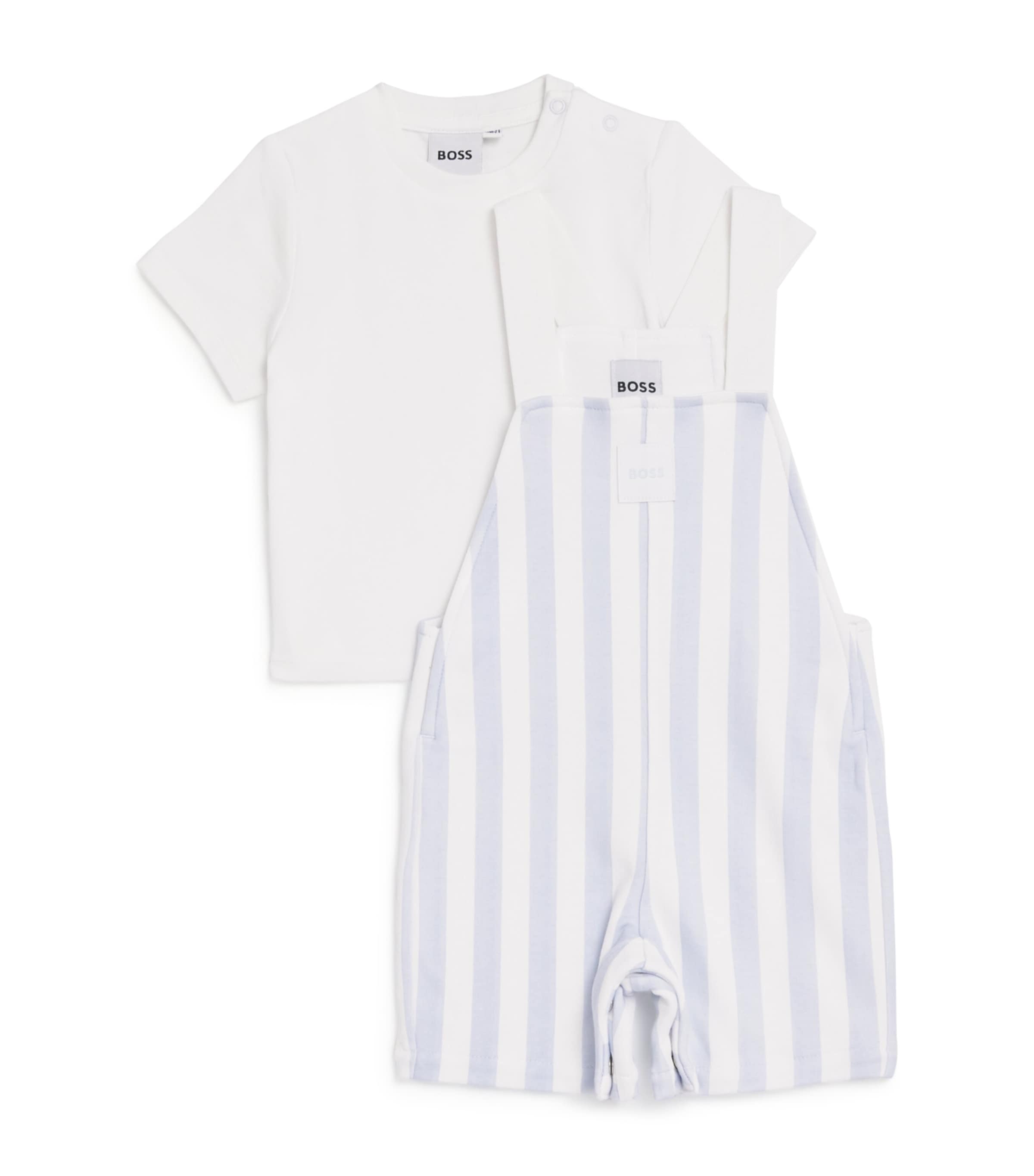 BOSS dungarees and T-shirt set for infants 1-18 months - British product