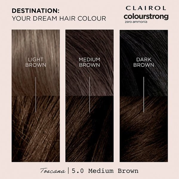 Clairol Hair Dye 5.0 Medium Brown - British product
