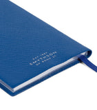 Smythson Panama leather weekly diary 2026 with approx. H14cm x W9cm size (British brand)