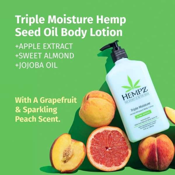 Hempz Triple Moisture Herbal Whipped Body Crème 500ml, UK version