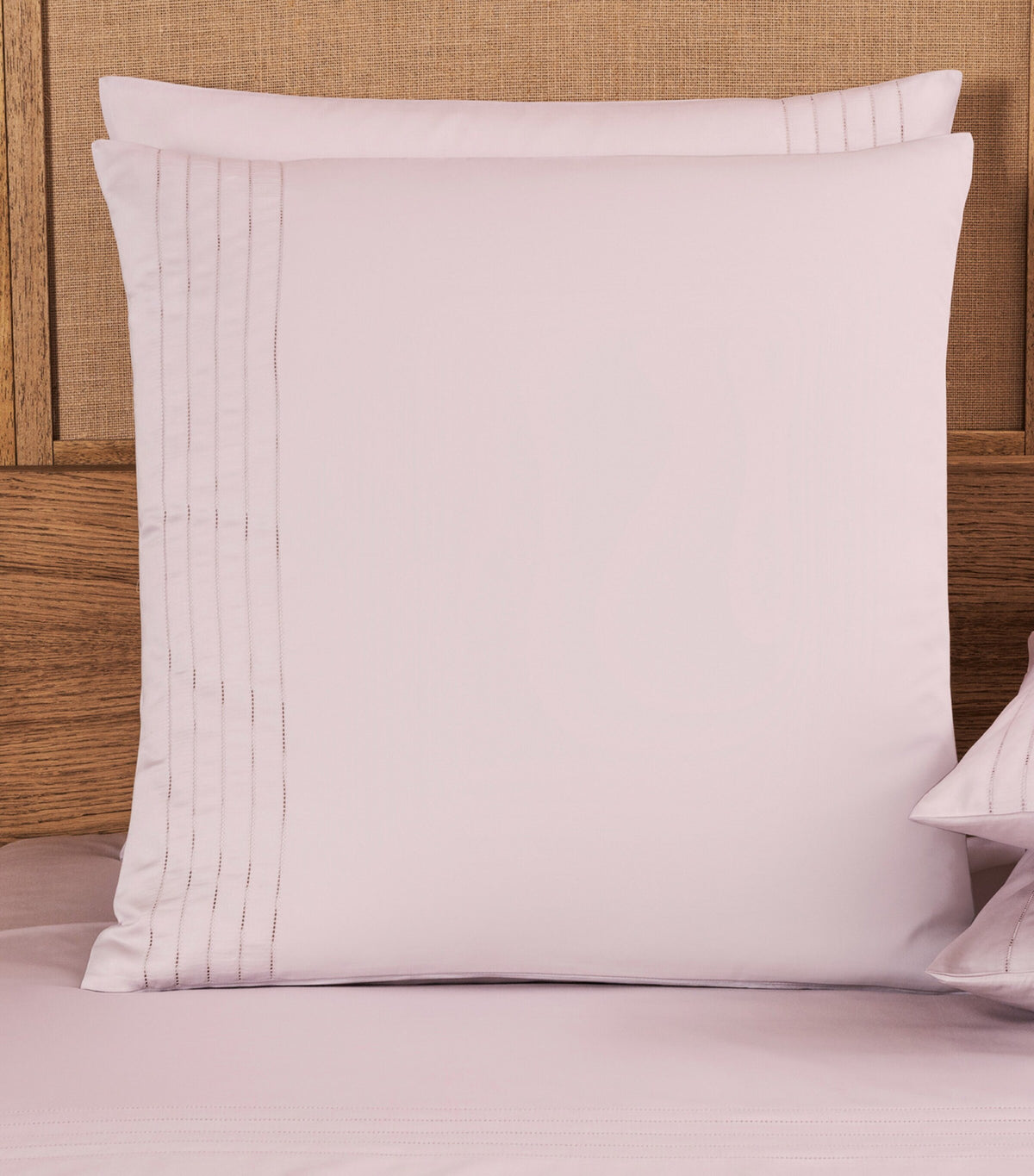 Frette cotton Lush Ajour square pillowcase set 65cm x 65cm - British product