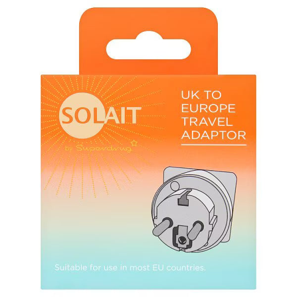 Solait UK to EU travel adapter (British brand)