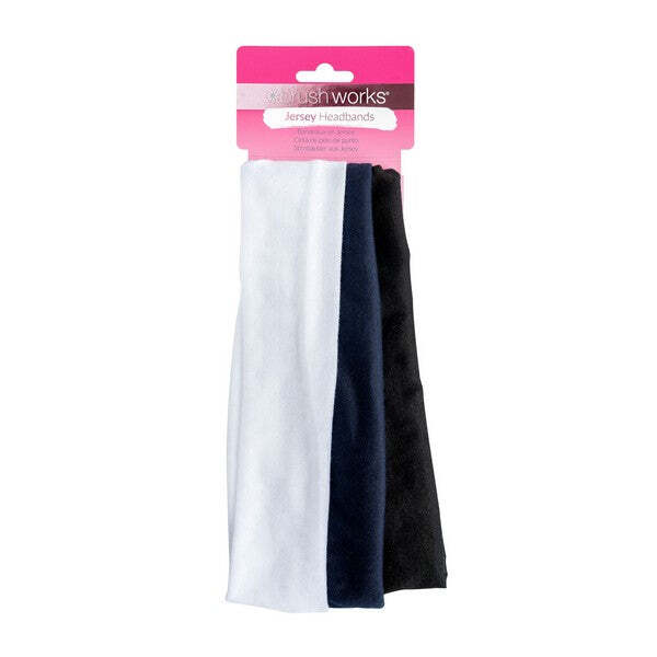 Brushworks Jersey Headbands 3 Pack - British product
