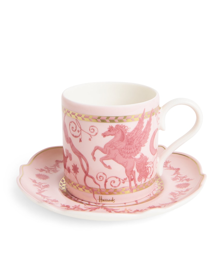 Harrods Menagerie espresso cup and saucer, UK version