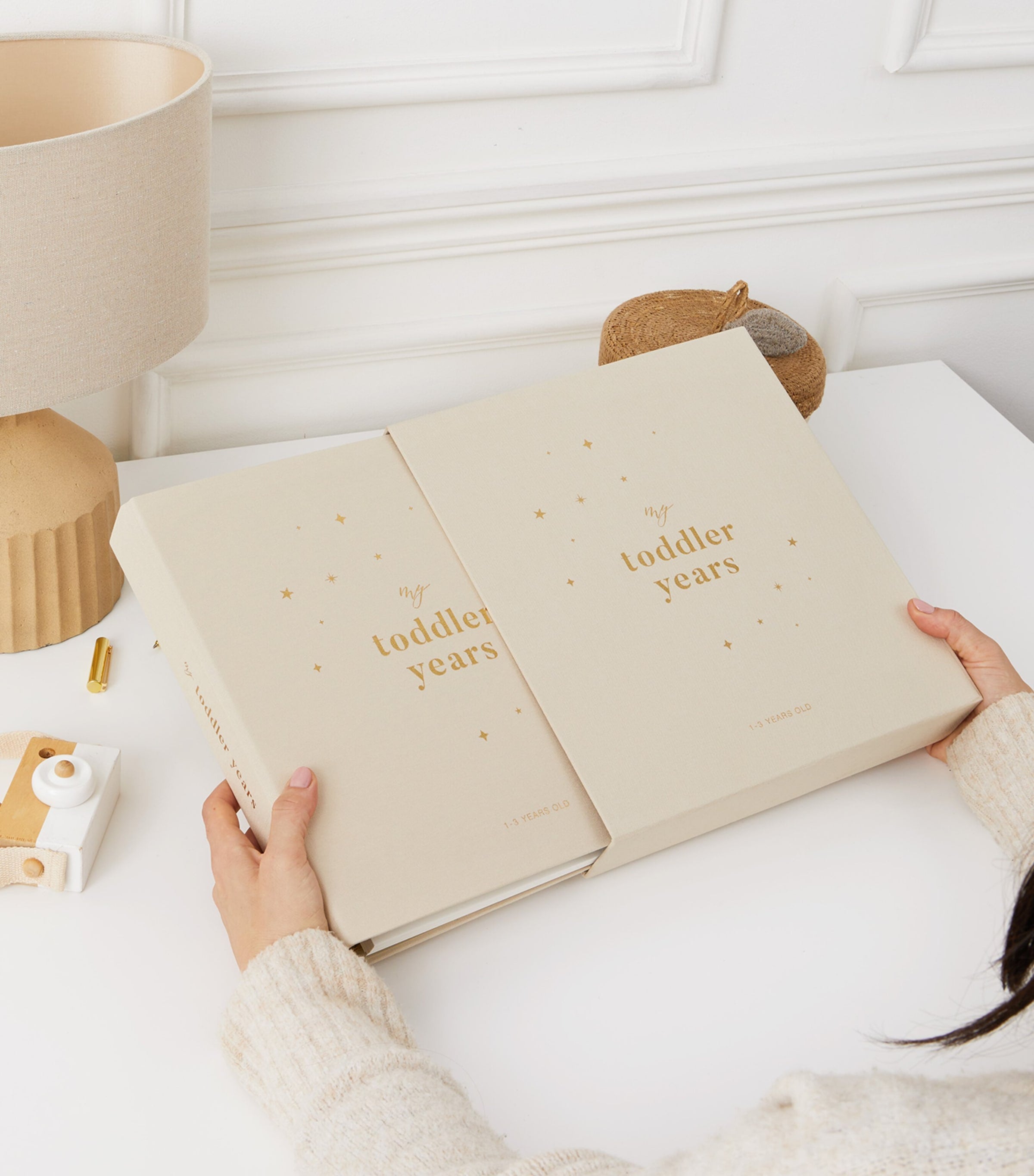 Blush and Gold My Toddler Years Photo Album