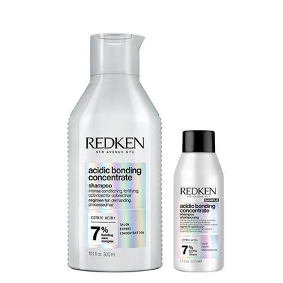 Redken Acidic Bonding Concentrate Shampoo Duo British Hair Cleanser 350ml