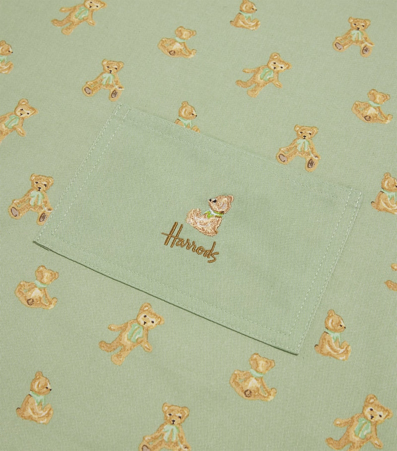 Harrods kids apron with bear motifs 42cm x 50cm, UK version