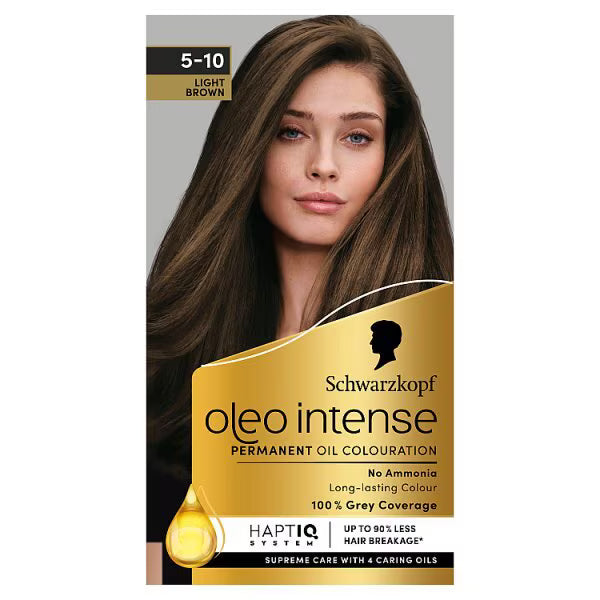 Schwarzkopf Oleo Intense light brown permanent hair dye - British product