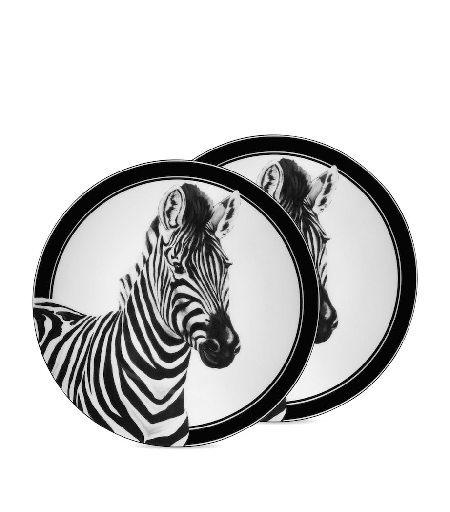 Dolce&Gabbana zebra bread plates 17cm - British product