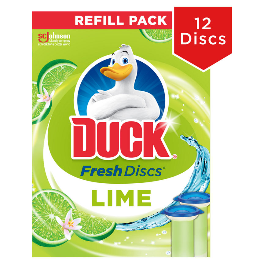 Duck Toilet Fresh Discs Duo Refills Lime - McGrocer