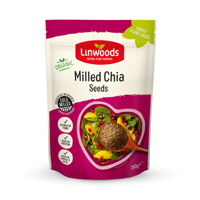 Graines de chia bio moulues Linwoods 200g