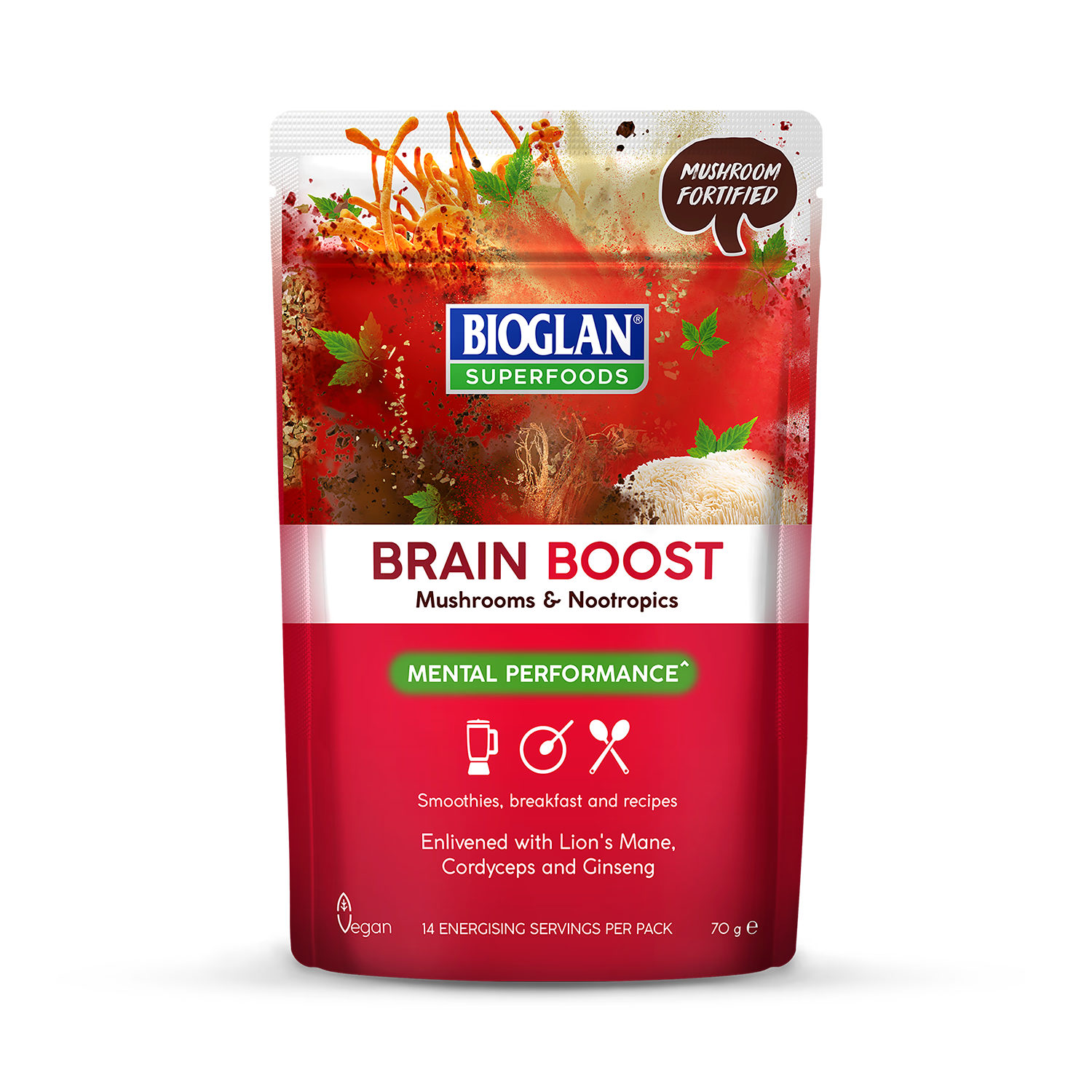 Bioglan Superfoods Brain Boost powder 70g - British product