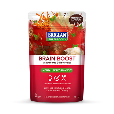 Poudre Bioglan Superfoods Boost Cerveau Mélange Cacao 70g