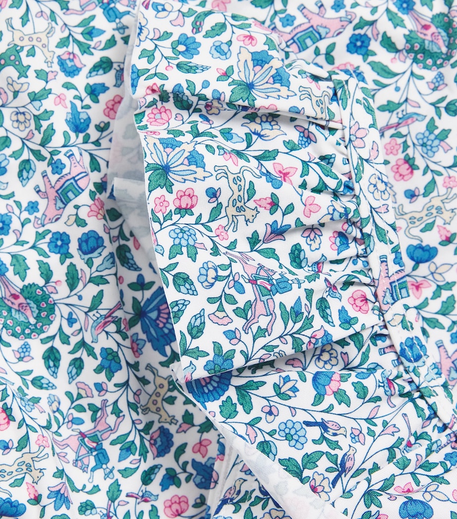 Tartine et Chocolat floral ruffle-trim children's swimsuit 3-12 years (British brand)