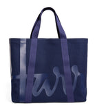 Harrods large cotton logo tote bag, UK version