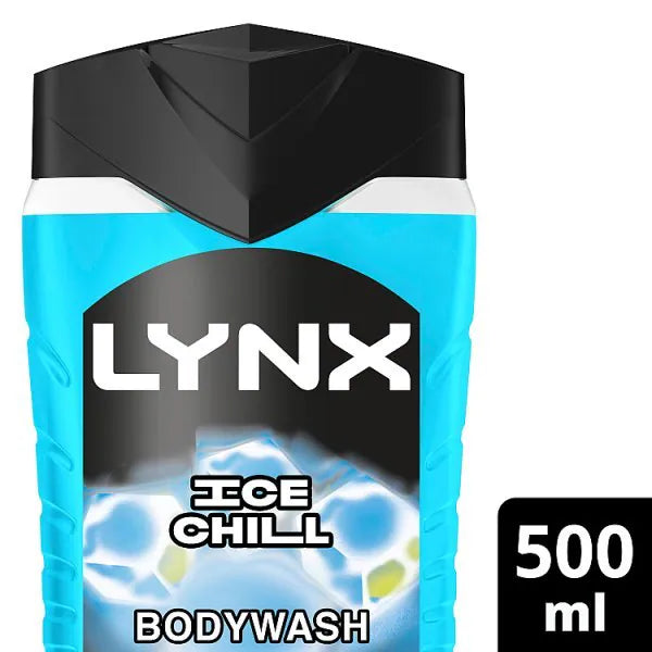 Lynx 3-in-1 body wash Ice Chill 500ml, UK version