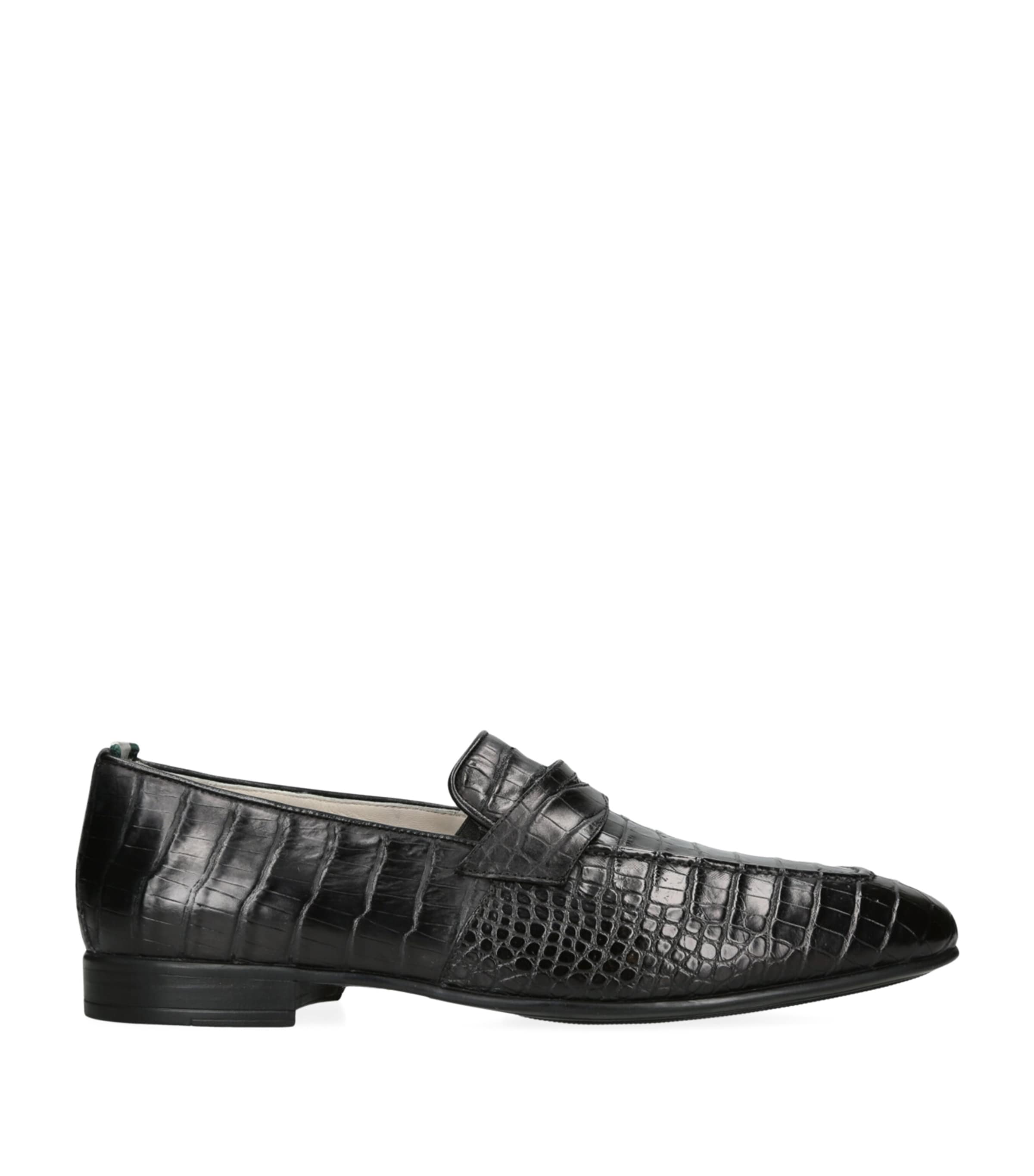 Brotini crocodile leather loafers - British product