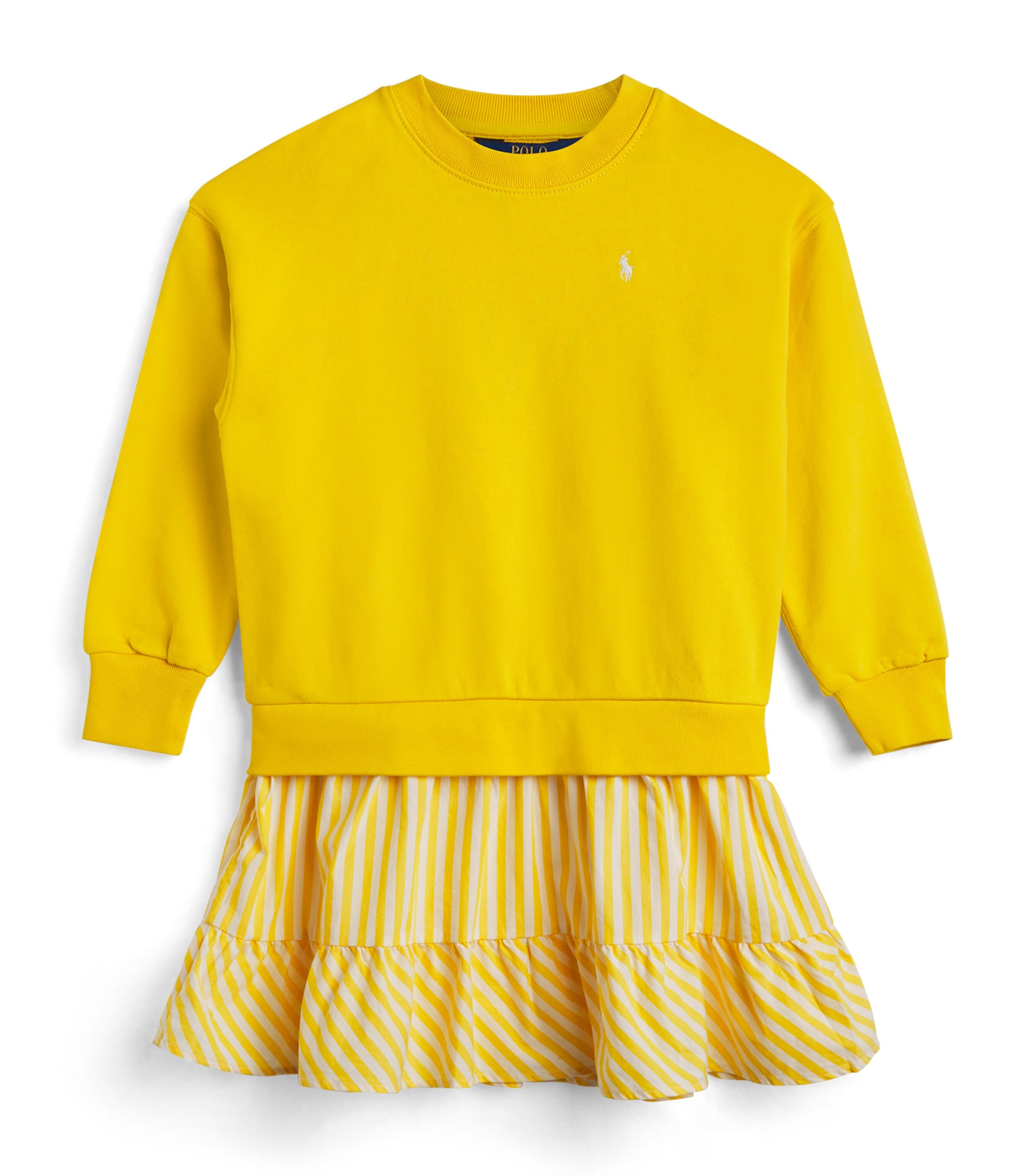 Ralph Lauren kids cotton stripe polo pony dress 2-7 years, imported from the UK