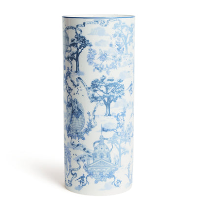 Harrods Fine Bone China Toile Vase 28cm