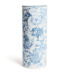 Harrods fine bone china toile vase 28cm, UK version