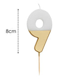 Talking Tables Number 9 Large Gold Candle - McGrocer